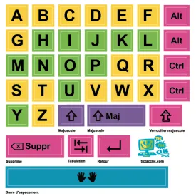 76AU022 - Kit Tic Tac Clic Stickers