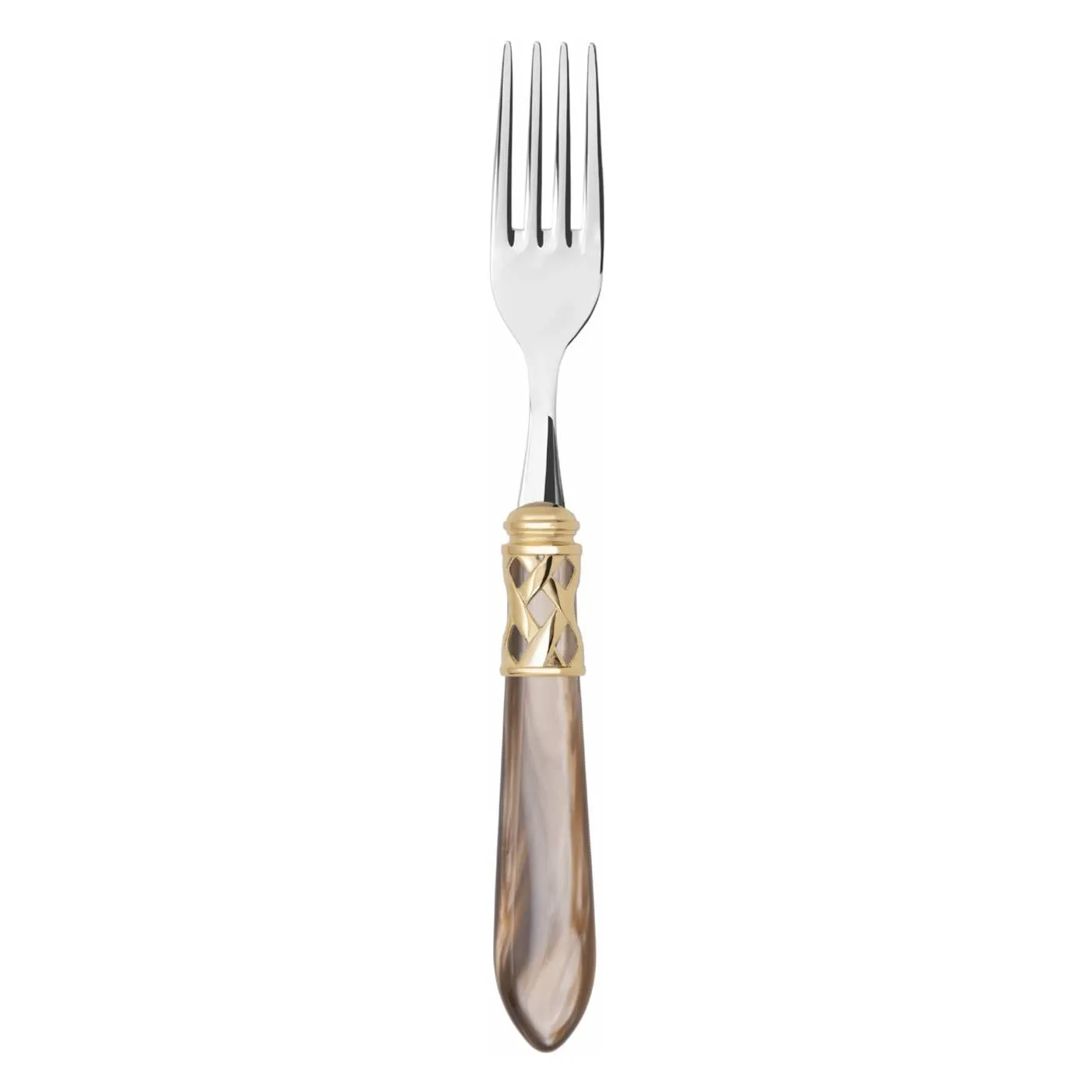 ALADDIN GOLD RING 6 DESSERT & SALAD FORKS