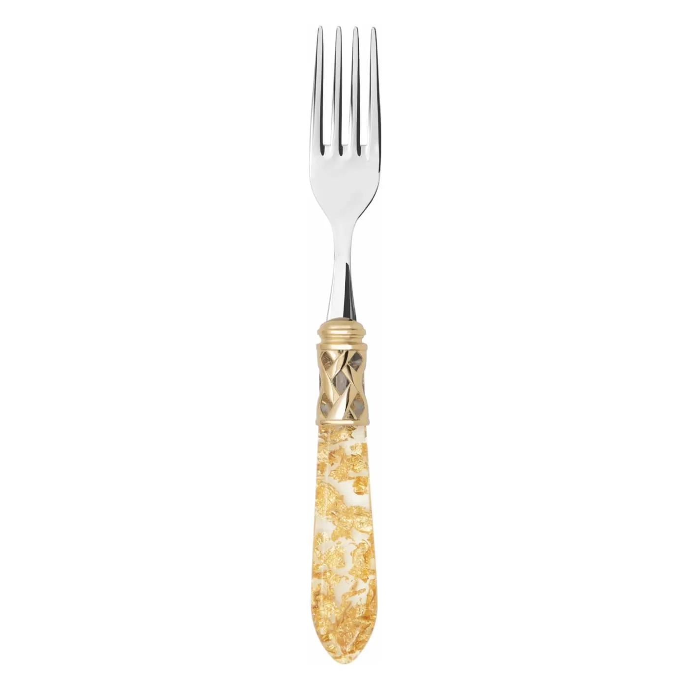 ALADDIN GOLD RING 6 DESSERT & SALAD FORKS