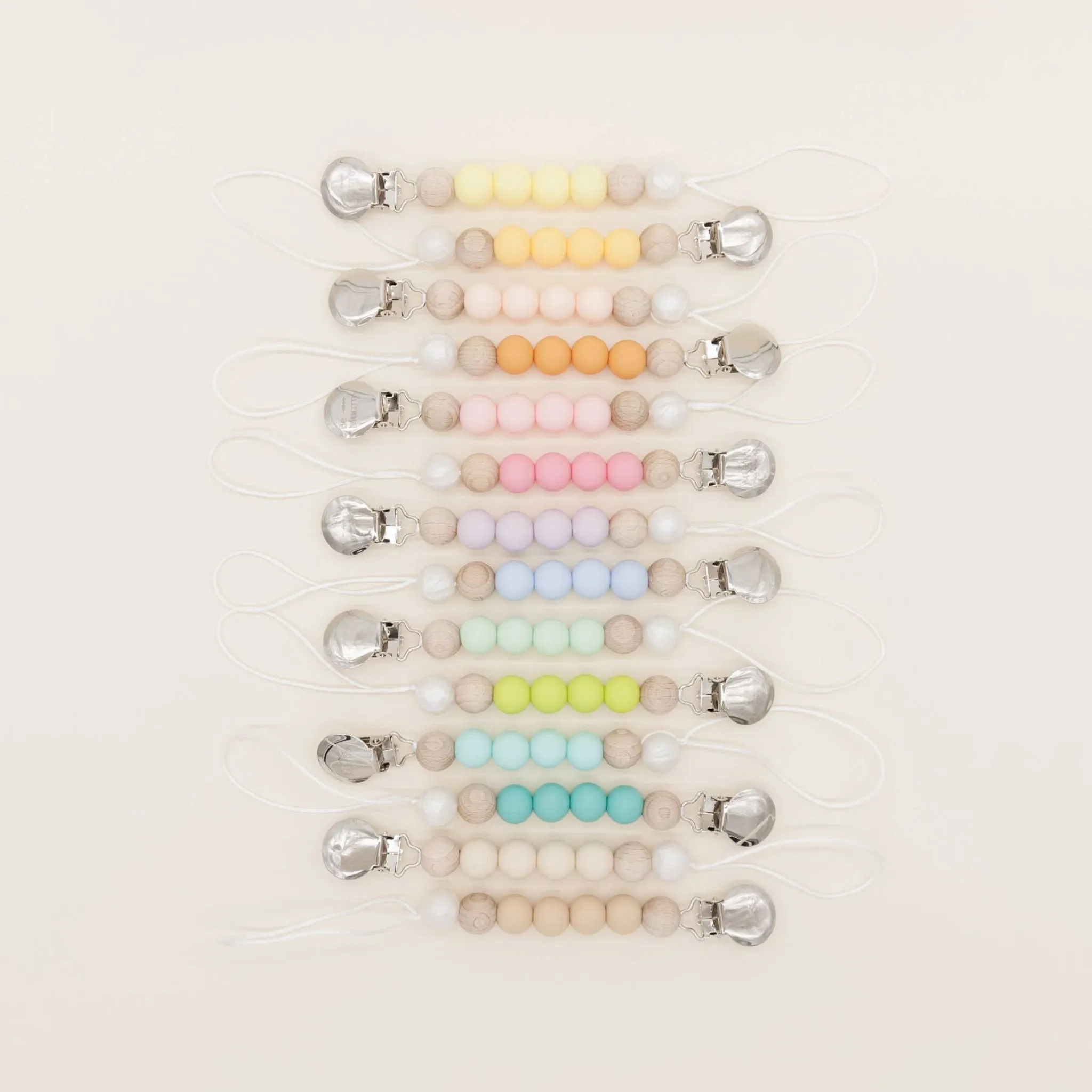 Be Mummy - Mini pacifier holder - Pearl: Camel
