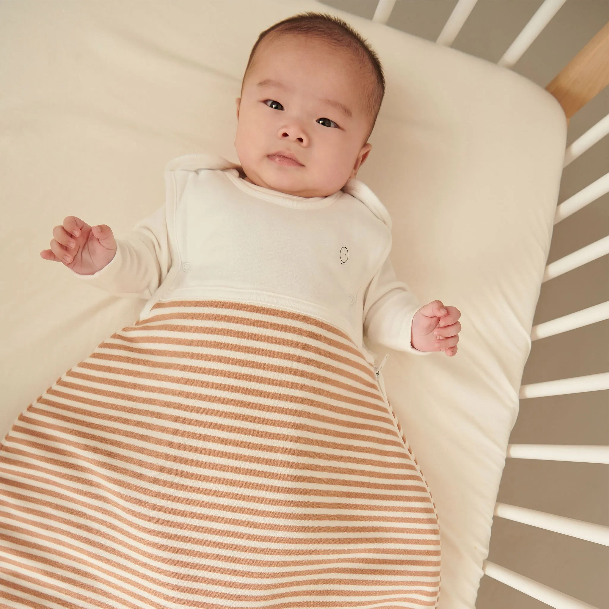 Caramel Stripe Bedtime Set