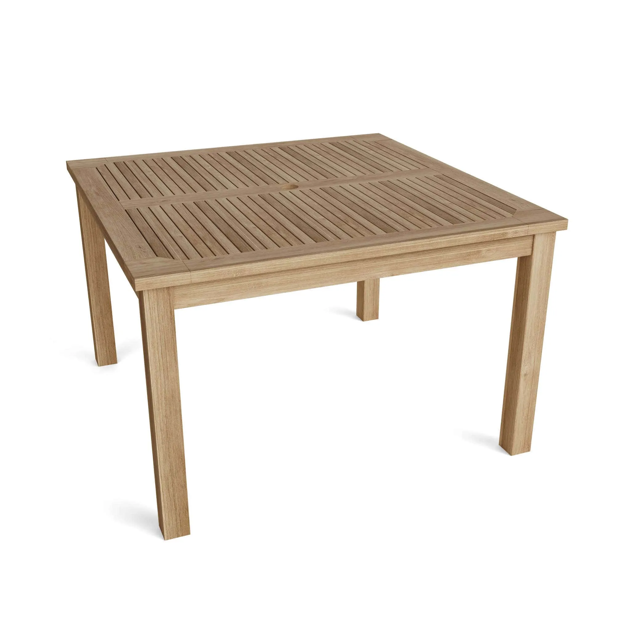 Convenient 5-Piece Teak Folding Dining Set, Nimble Design Allows Ease of Movement & Storage.
