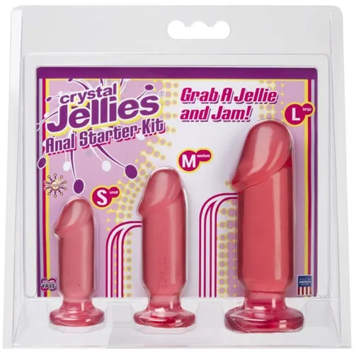 Crystal Jellies: Fun Anal Starter Kit with Three Sizes
