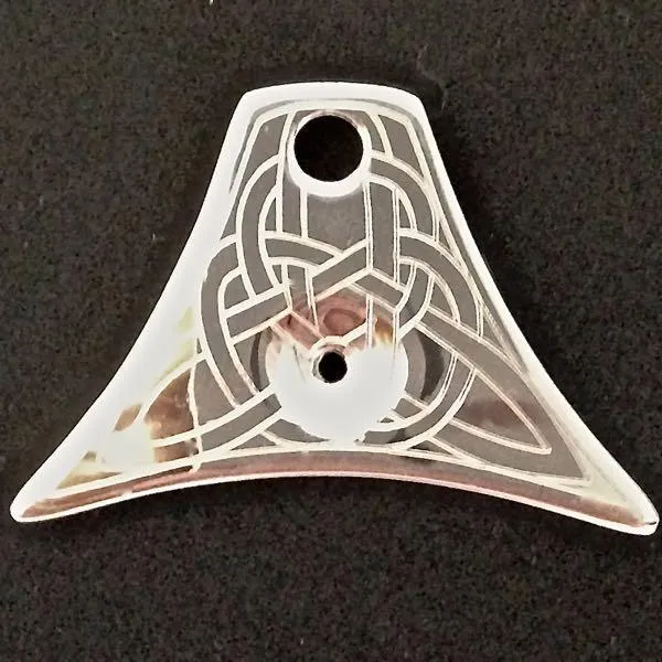 Decorated Sterling Silver Sheepdog Whistle
