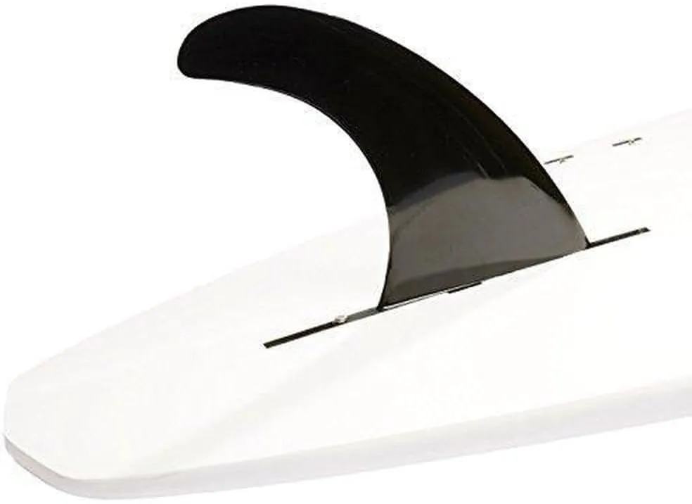 DORSAL Signature Surf SUP Single Center Fin for Longboard Surfboard Black Glass Filled Nylon