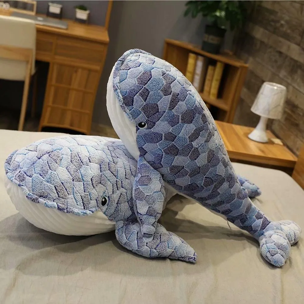Ed the Giant Kawaii Whale Stuffed Animal Plushie