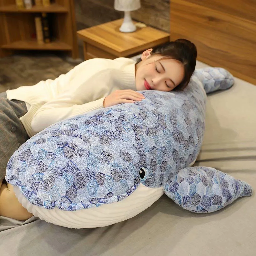 Ed the Giant Kawaii Whale Stuffed Animal Plushie