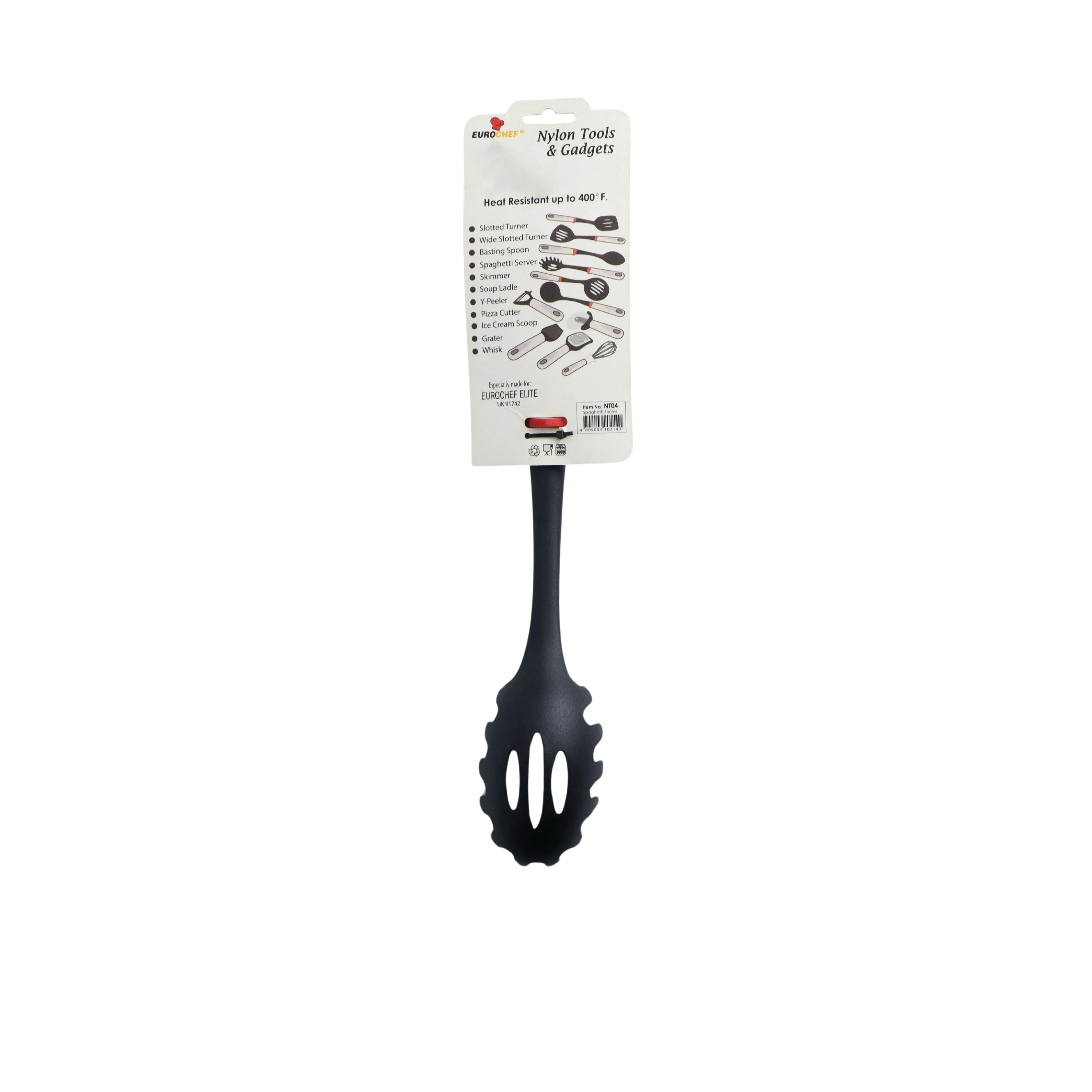 Premium Eurochef Elite Series Non-Stick Nylon Spaghetti Pasta Server