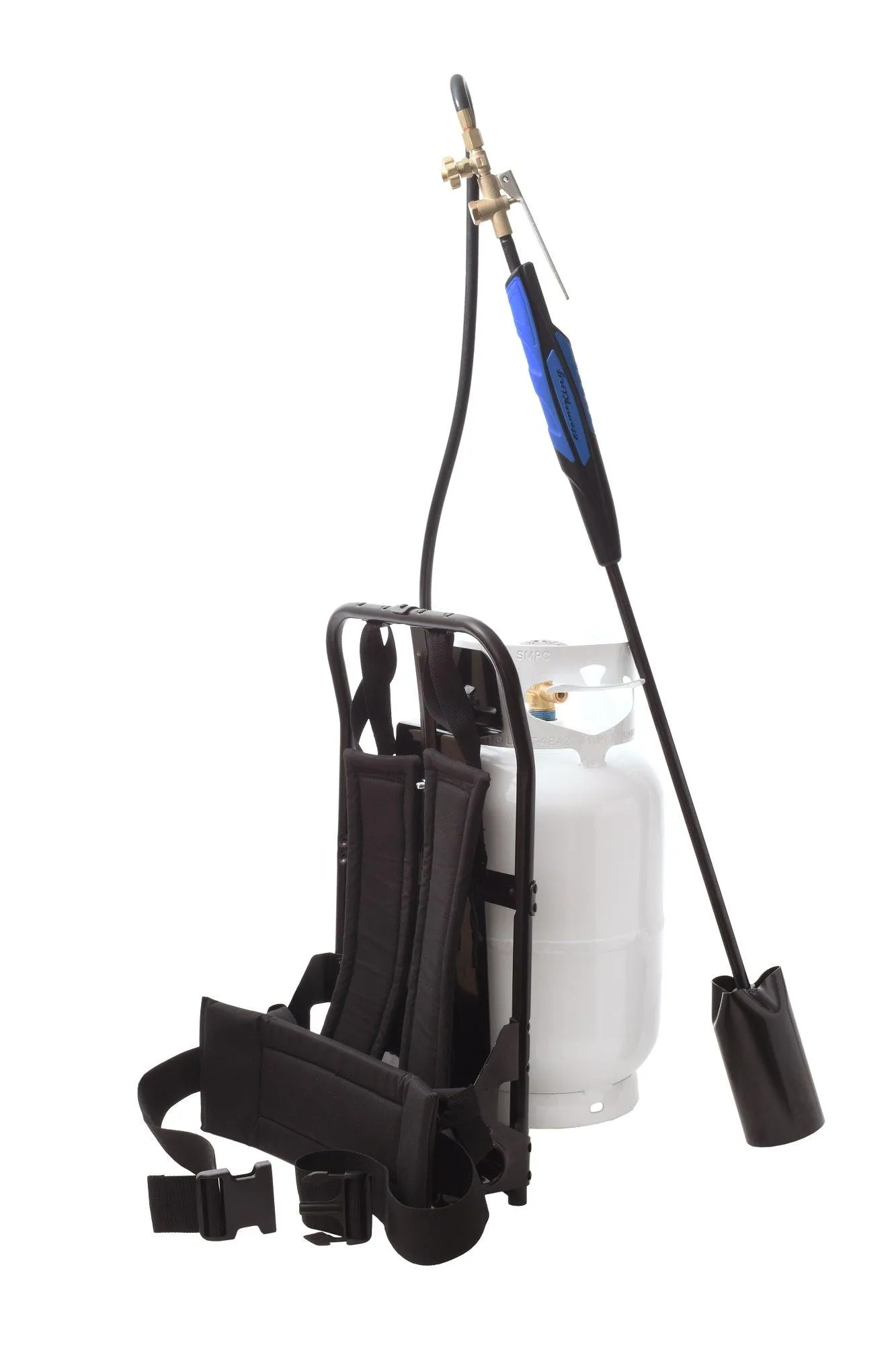 Flame King Metal Alice Frame Backpack Carrier for 10LB Propane Cylinder and Weed Torch