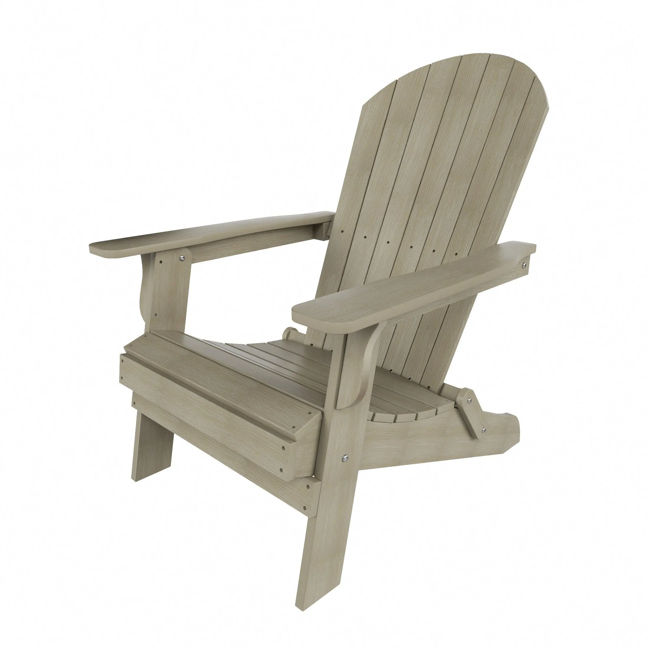 Florence HIPS Folding Adirondack Chair with Side Table Set