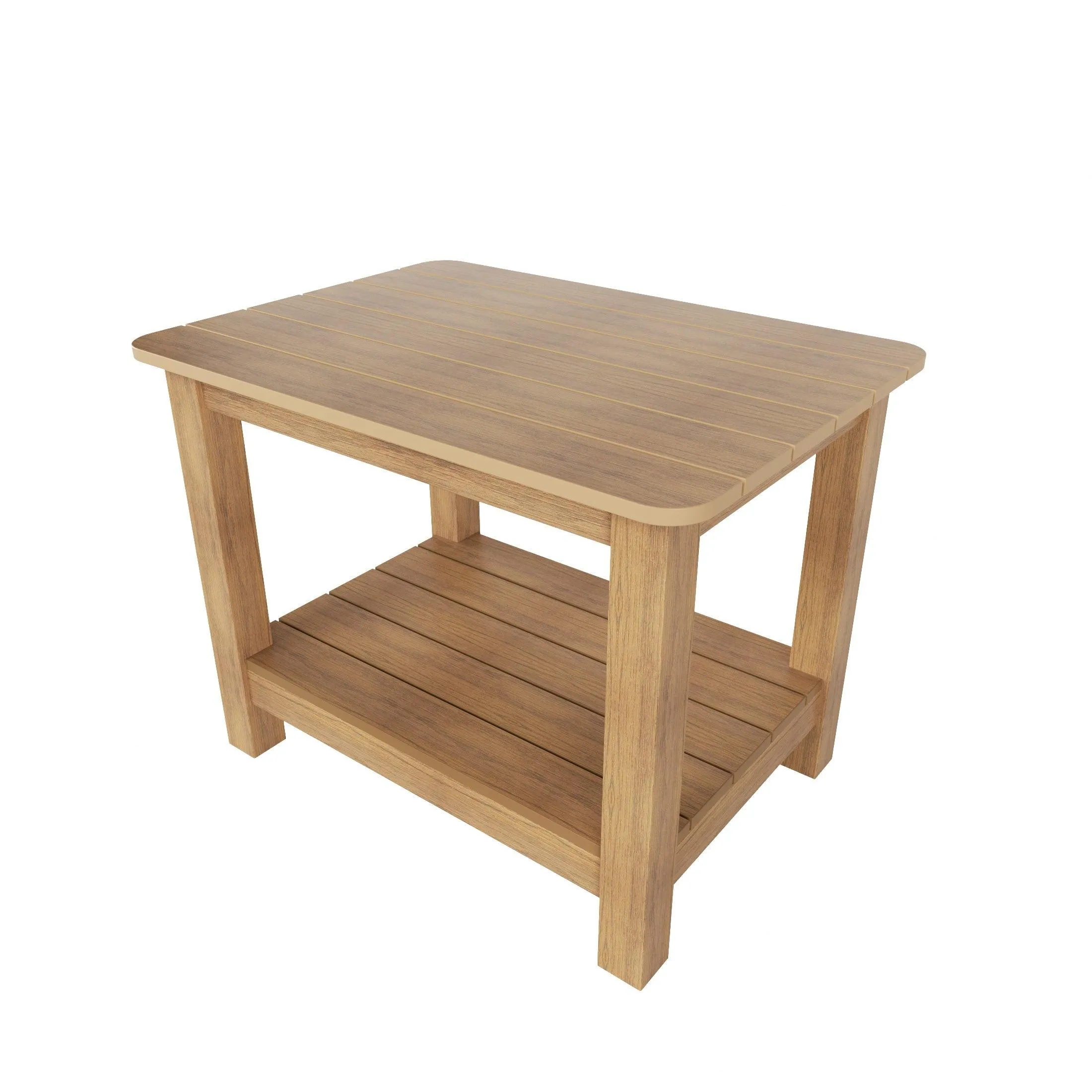 Florence HIPS Folding Adirondack Chair with Side Table Set
