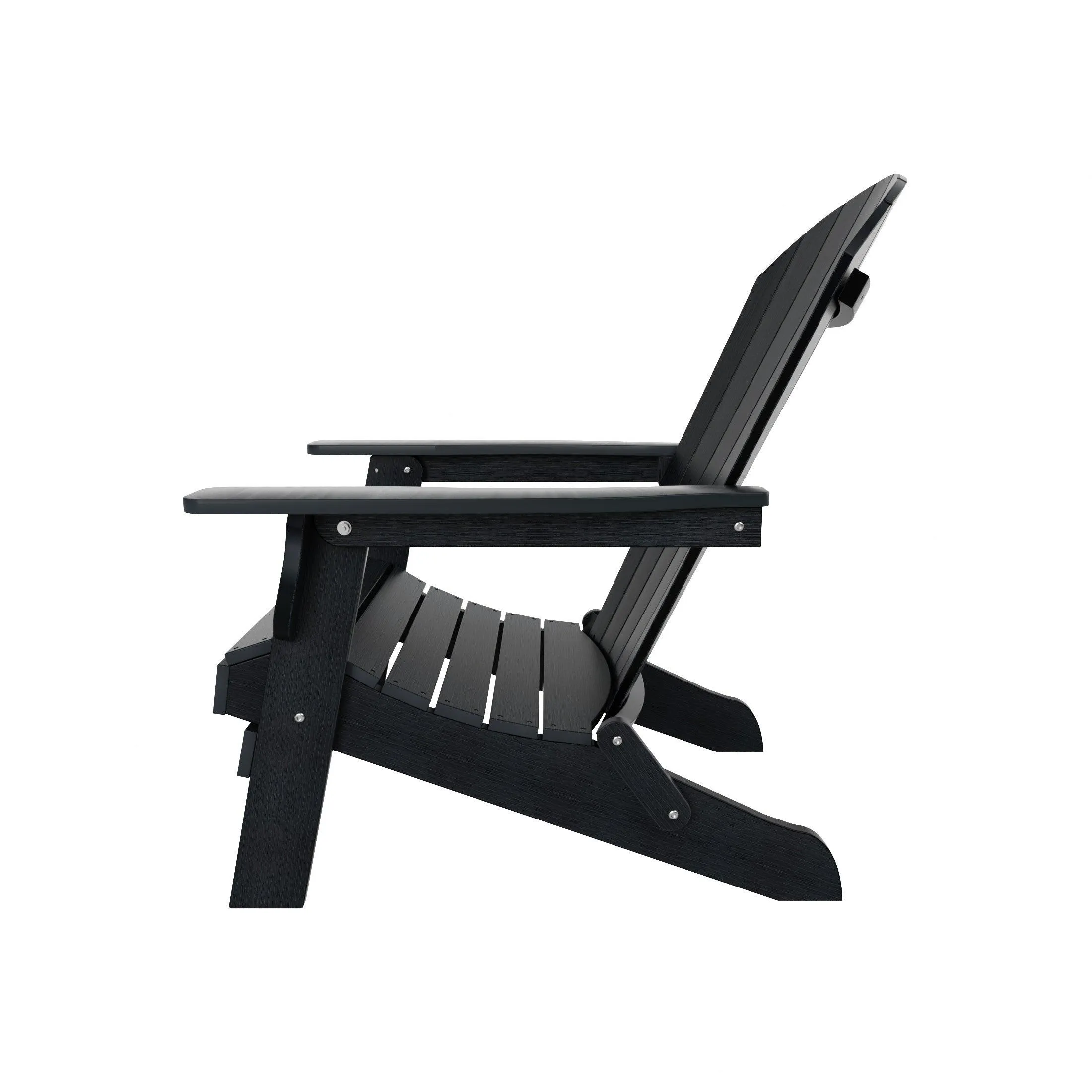 Florence HIPS Folding Adirondack Chair with Side Table Set
