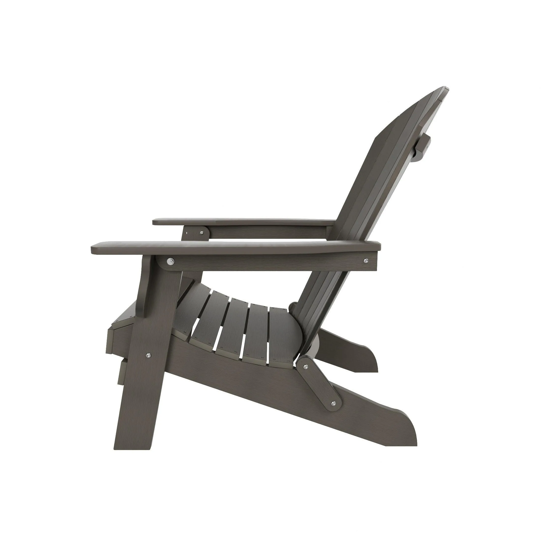 Florence HIPS Folding Adirondack Chair with Side Table Set