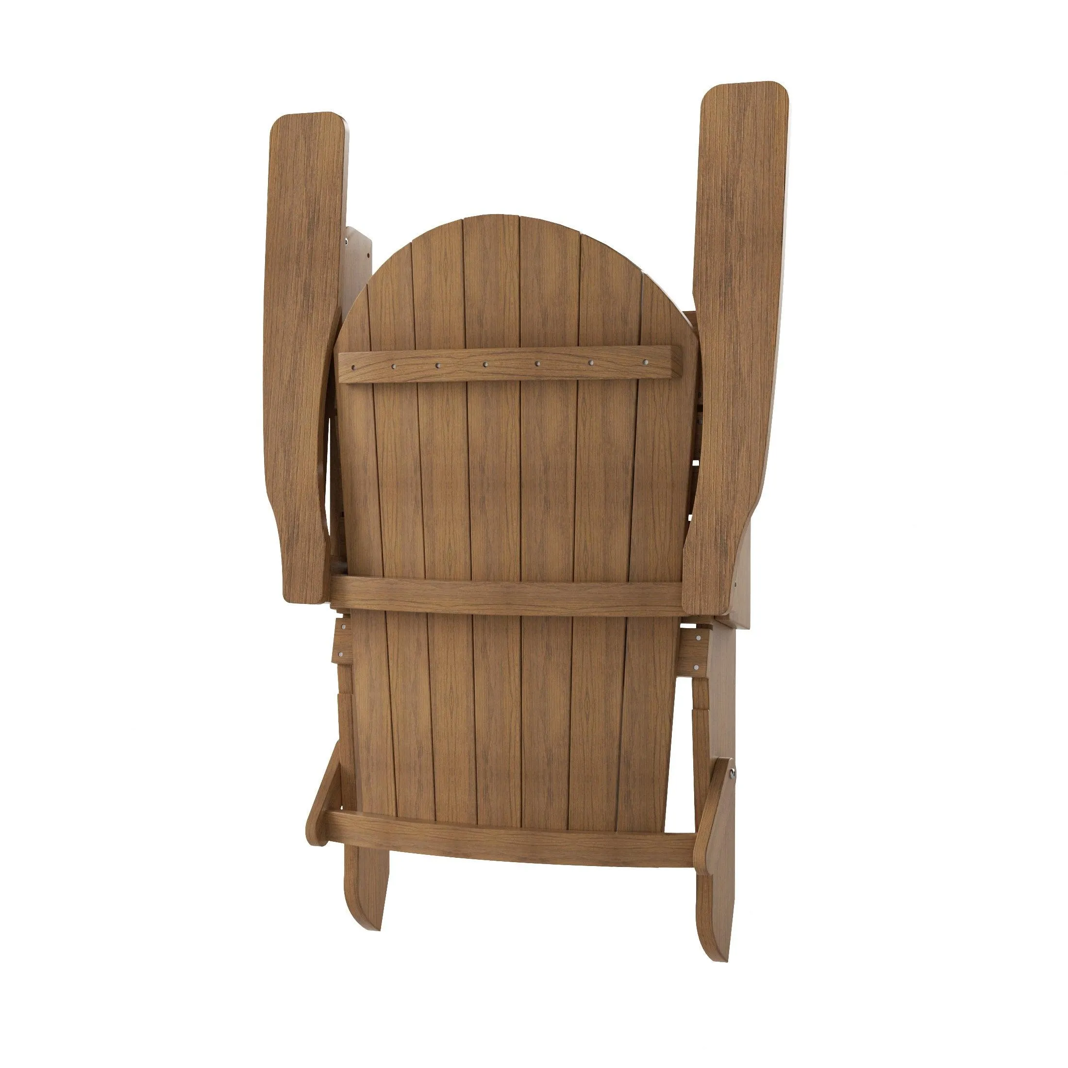 Florence HIPS Folding Adirondack Chair with Side Table Set