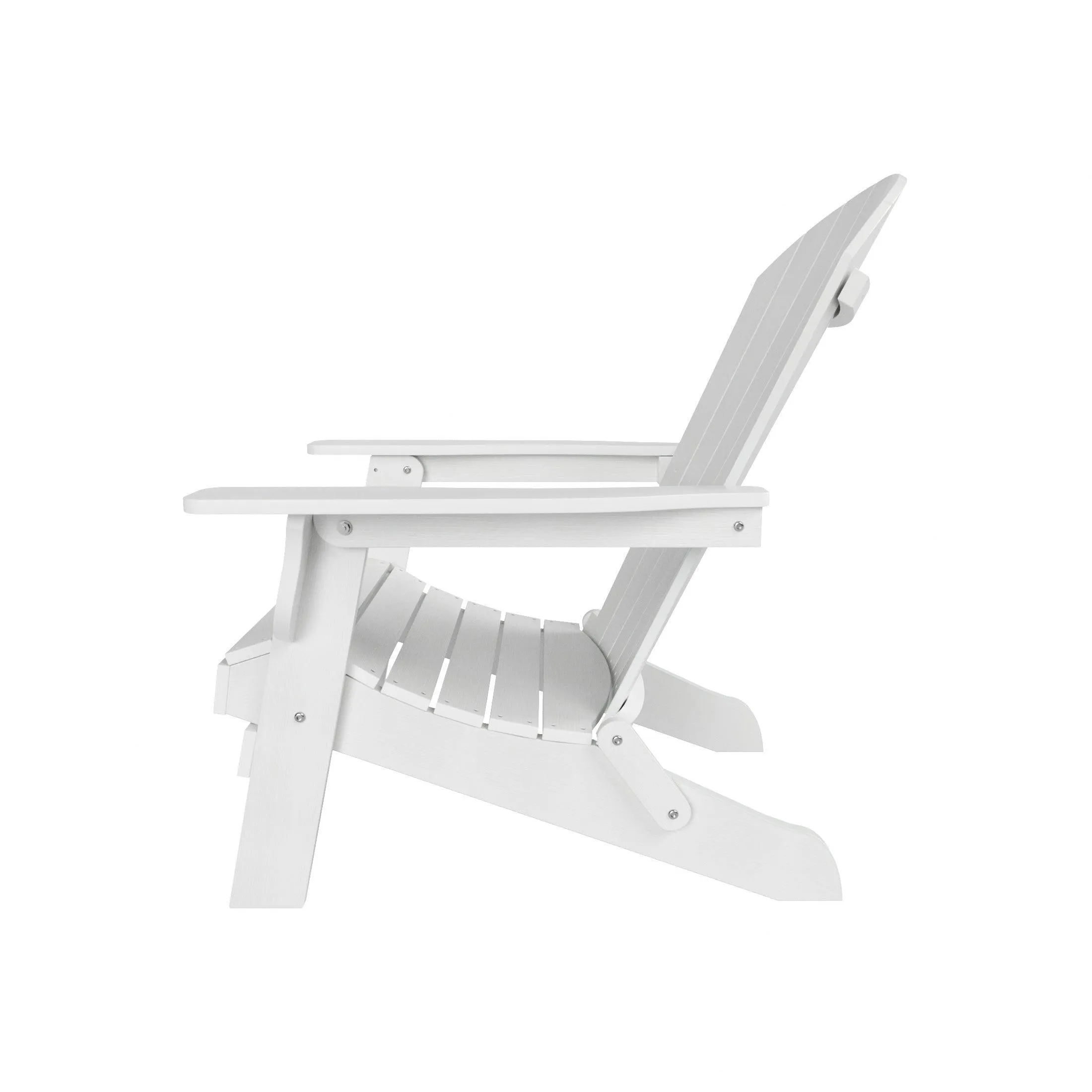 Florence HIPS Folding Adirondack Chair with Side Table Set