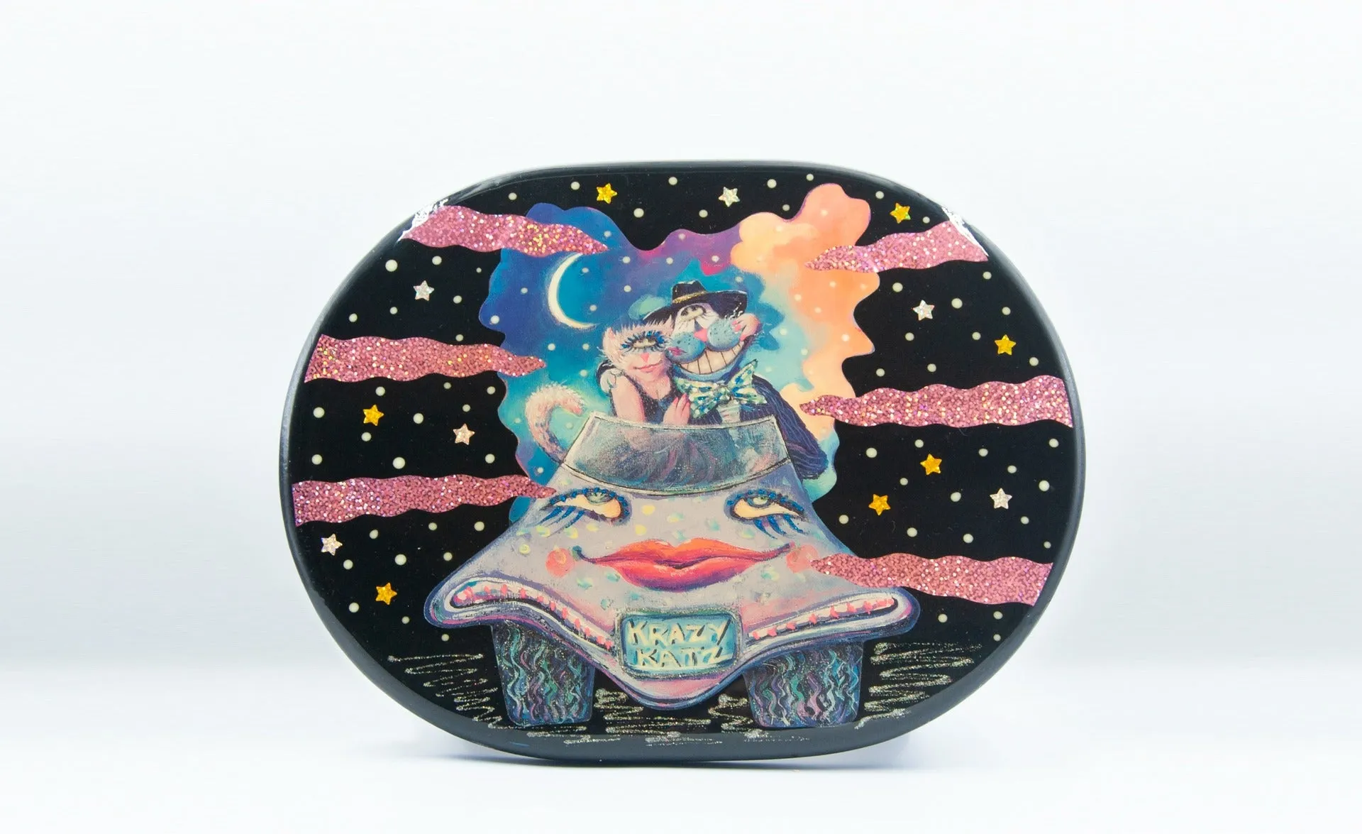Footstool - Krazy Kats Couple