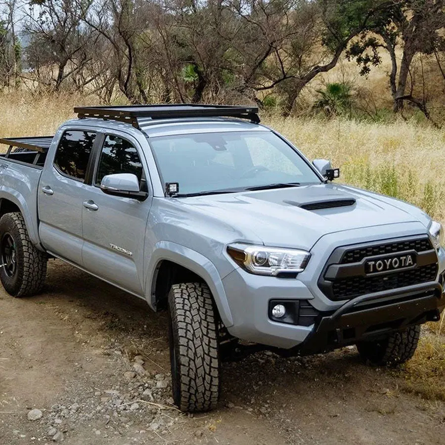 Front Runner SlimLine II Roof Rack Kit Cab Over Camper | 2015-2005 Toyota Tacoma