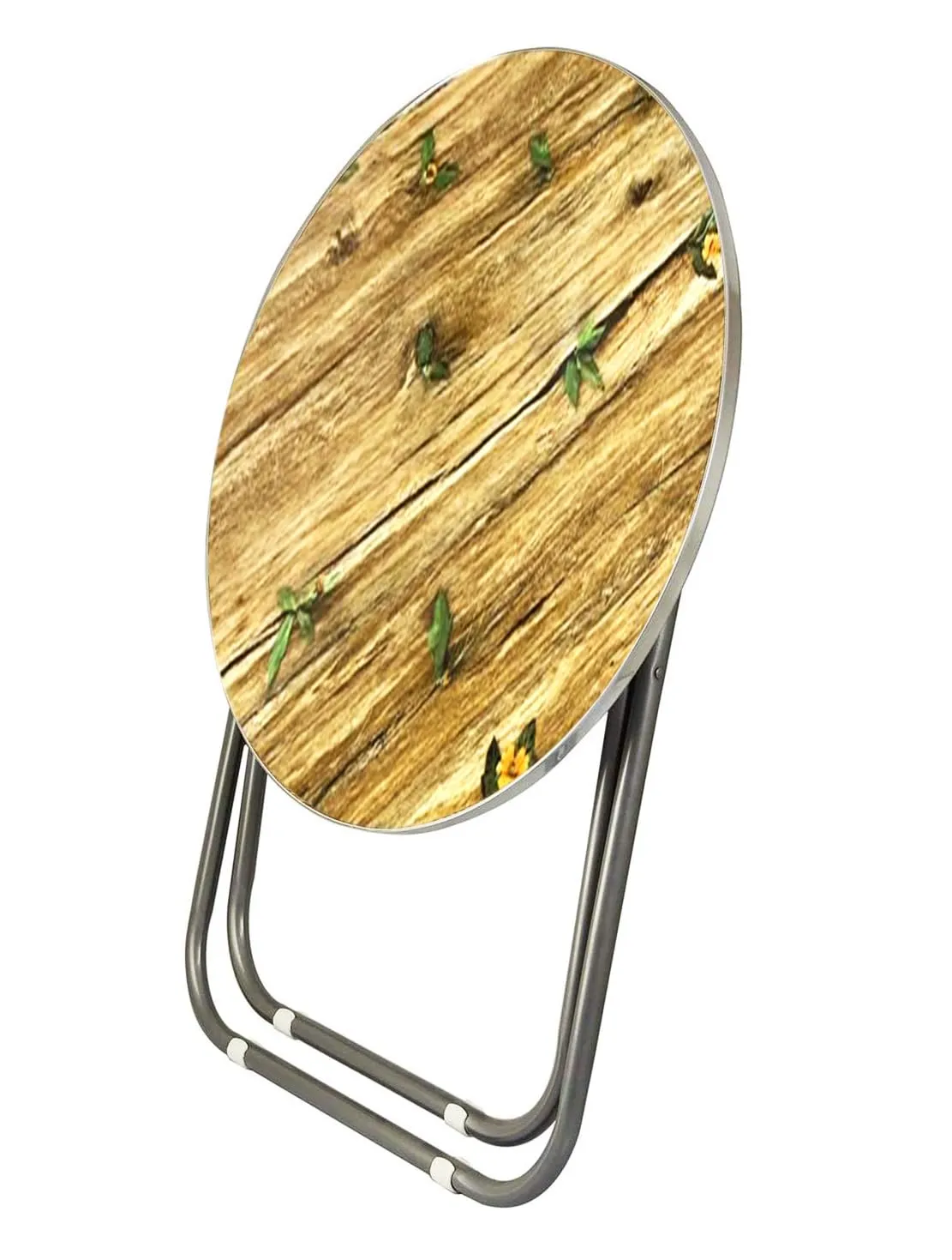 Furnitu Folding Tray Table Folding Camping Table - Iron Frame Manufactured Wood Top With A Contemporary Finish Folds For Easy Storage Outdoor