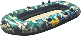 Inflatable Boat with Oars, Inflatable Boats for Adults, Inflatable Rafts for Rivers, Fishing Dinghy