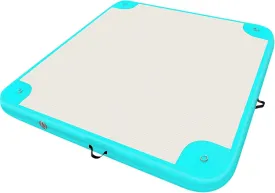 Inflatable Floating Dock Platform Floating Island Raft Water Mat Swim Raft with None-Slip Surface for Pool Beach Ocean