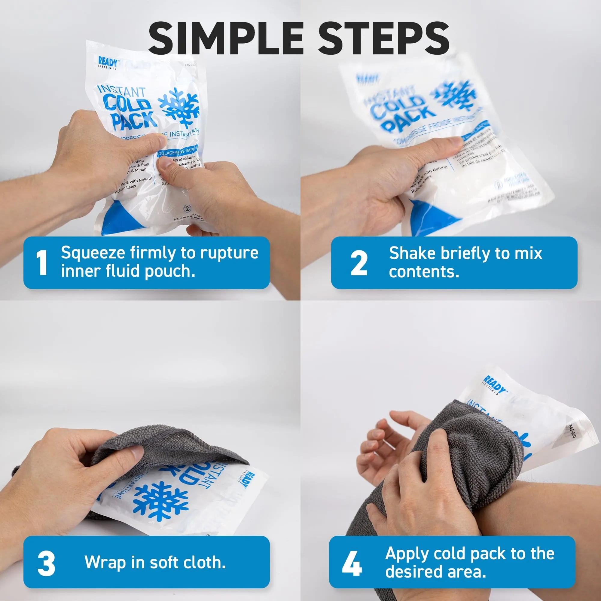 Instant Cold Pack 7.5" x 4.5" - Ready First Aid