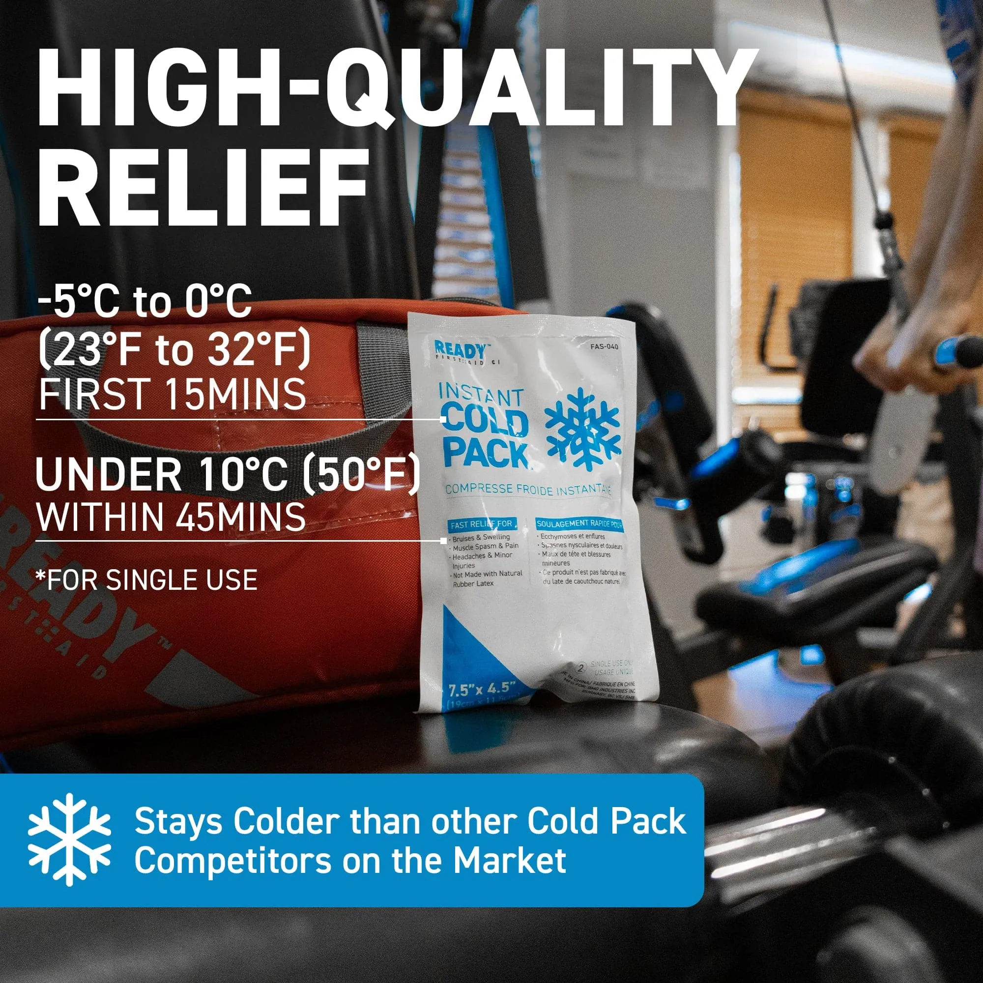 Instant Cold Pack 7.5" x 4.5" - Ready First Aid
