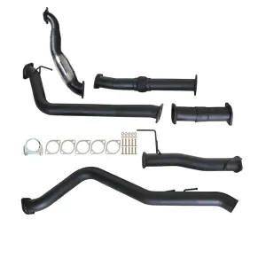 ISUZU D-MAX RC 3.0L 4JJ1-TC 2008 - 2010 3" TURBO BACK CARBON OFFROAD EXHAUST WITH CAT & NO MUFFLER