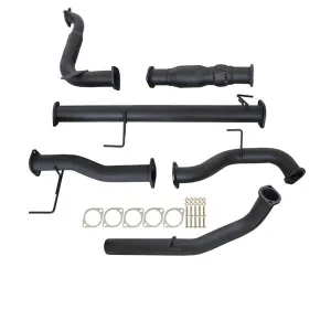 ISUZU MU-X 3.0L 4JJ1-TCX 2013 - 7/2018 3" TURBO BACK CARBON OFFROAD EXHAUST WITH CAT & NO MUFFLER