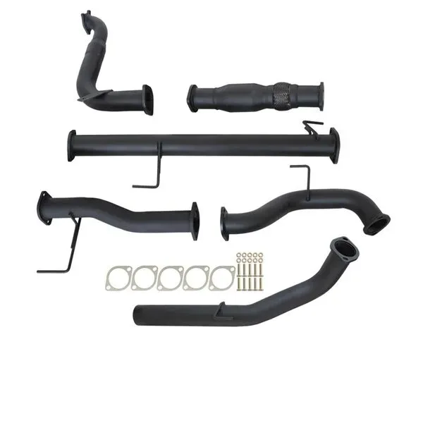 ISUZU MU-X 3.0L 4JJ1-TCX 2013 - 7/2018 3" TURBO BACK CARBON OFFROAD EXHAUST WITH CAT & NO MUFFLER