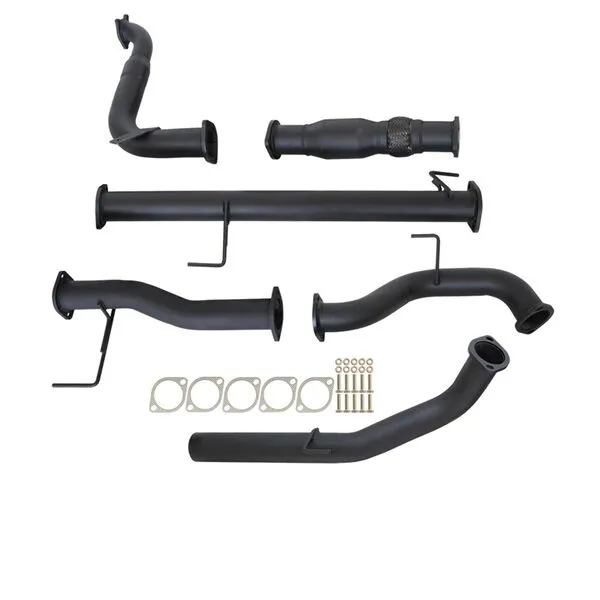 ISUZU MU-X 3.0L 4JJ1-TCX 2013 - 7/2018 3" TURBO BACK CARBON OFFROAD EXHAUST WITH CAT & NO MUFFLER
