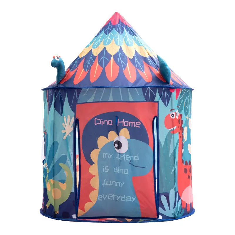 Kids Indoor 3D Printing Tent Play House Foldable Baby Dino Tents Toy Gift