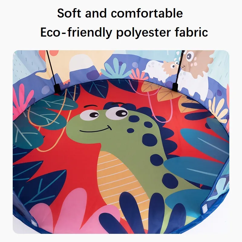 Kids Indoor 3D Printing Tent Play House Foldable Baby Dino Tents Toy Gift