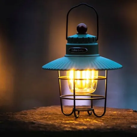 LED Vintage Lantern Camping Lanterns Outdoor Lights
