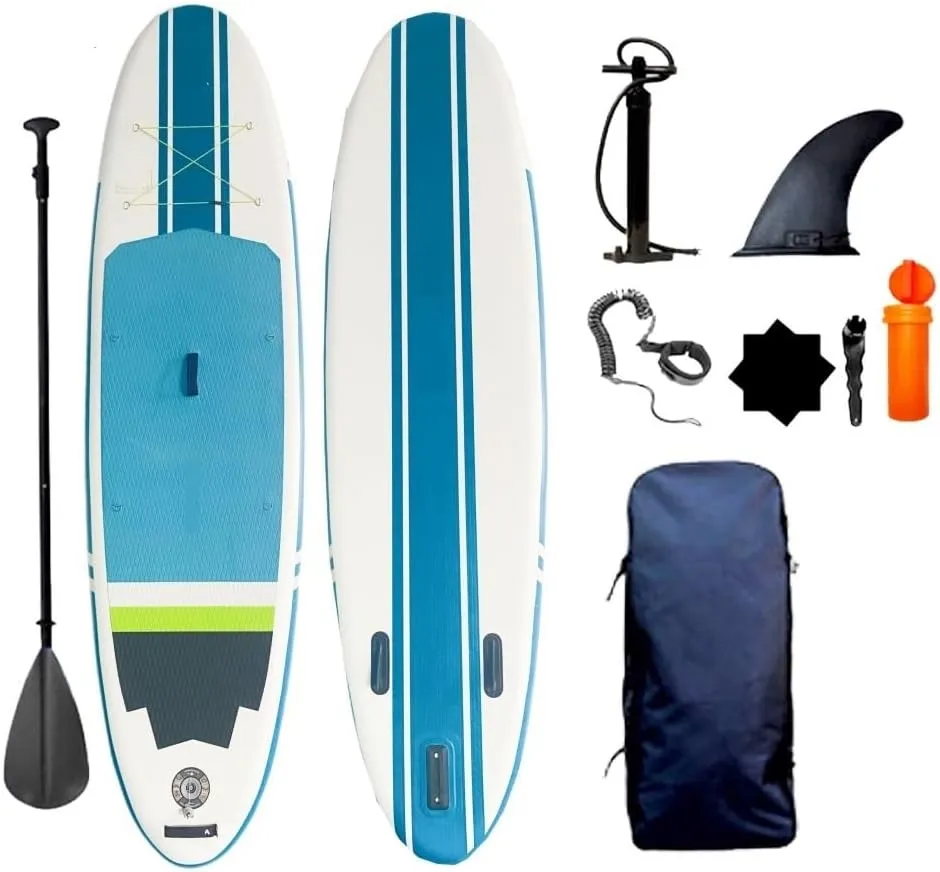 Lnflatable Boat Inflatable Sap Stand Up Paddle Rubber Board Surfboard Sports Game Surf Set with Pump Carry Bag Leash Canoe Comfortable
