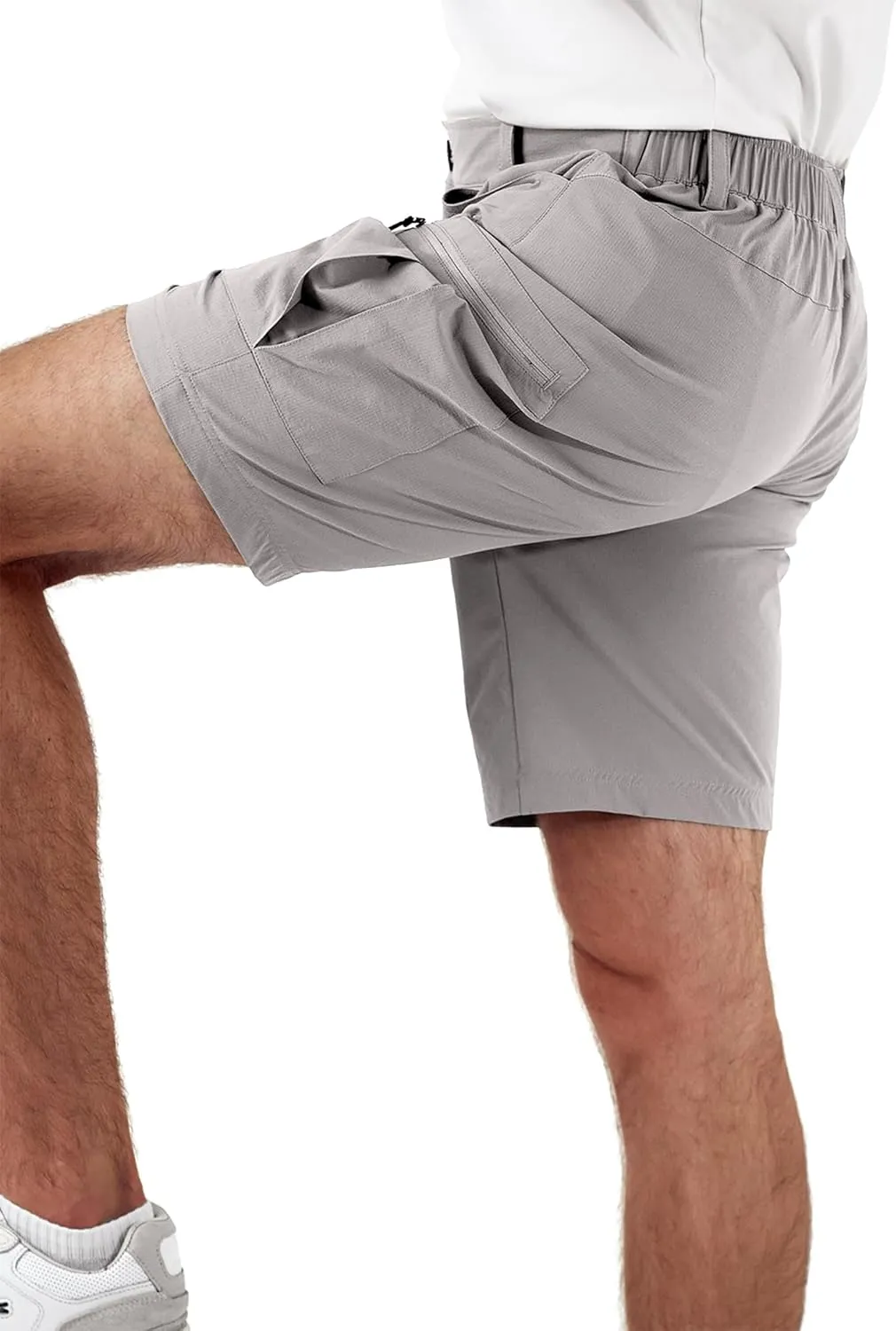 Mens Hiking Cargo Shorts Stretch Quick-Dry Outdoor Casual Work Shorts for Men Camping Fishing