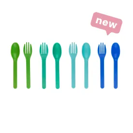 MontiiCo Out & About Cutlery Set - Blueberry