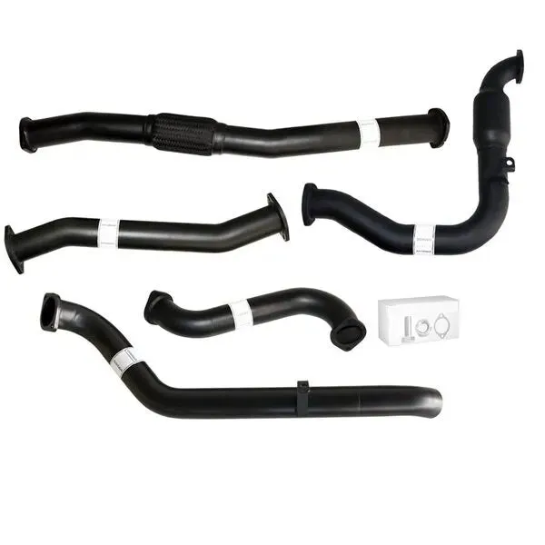 NISSAN PATROL GU Y61 3.0L 2000 -2016 UTE, WAGON 3" TURBO BACK CARBON OFFROAD EXHAUST WITH CAT & PIPE ONLY
