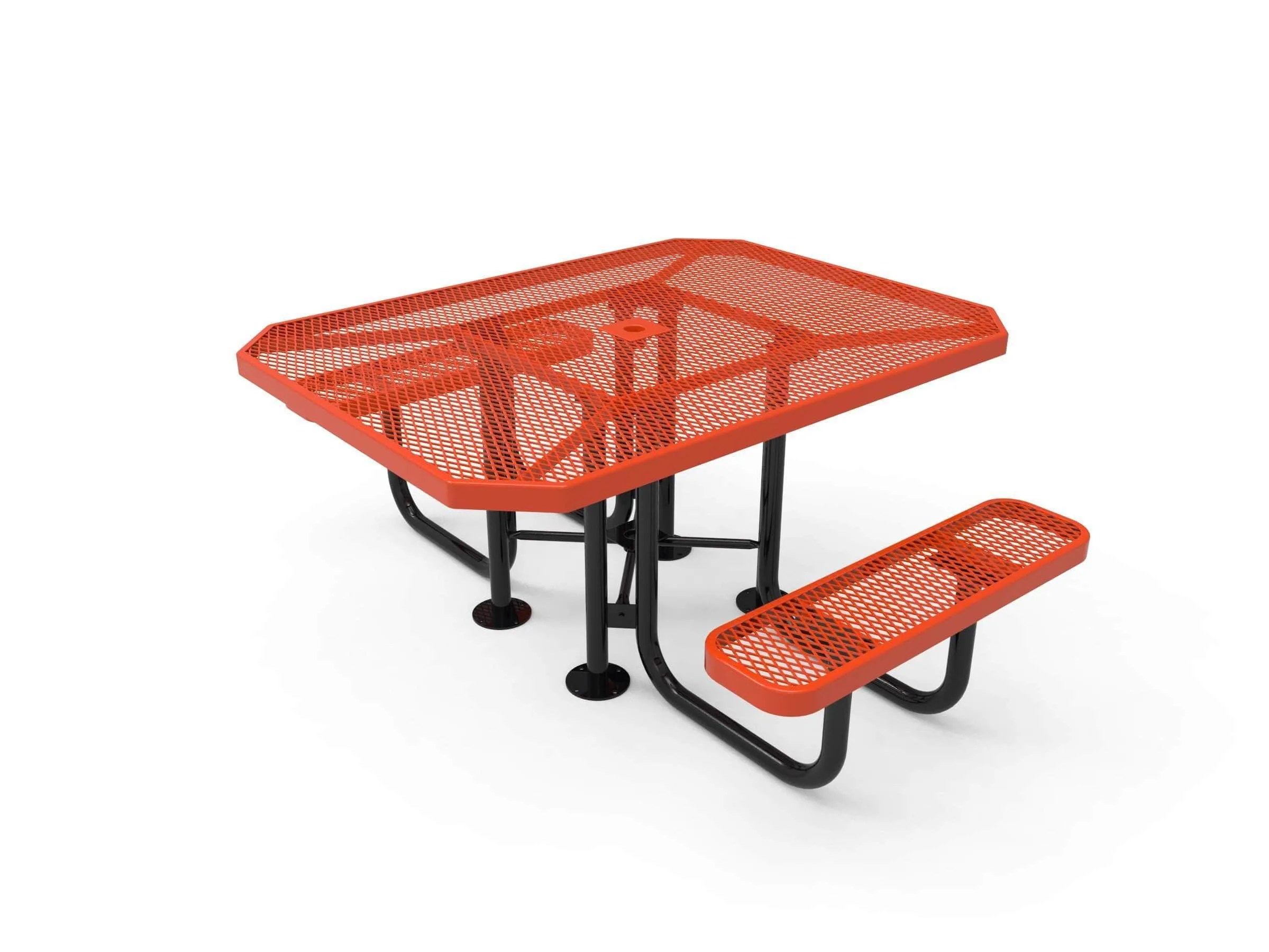 Octagon Portable Table - Diamond Pattern