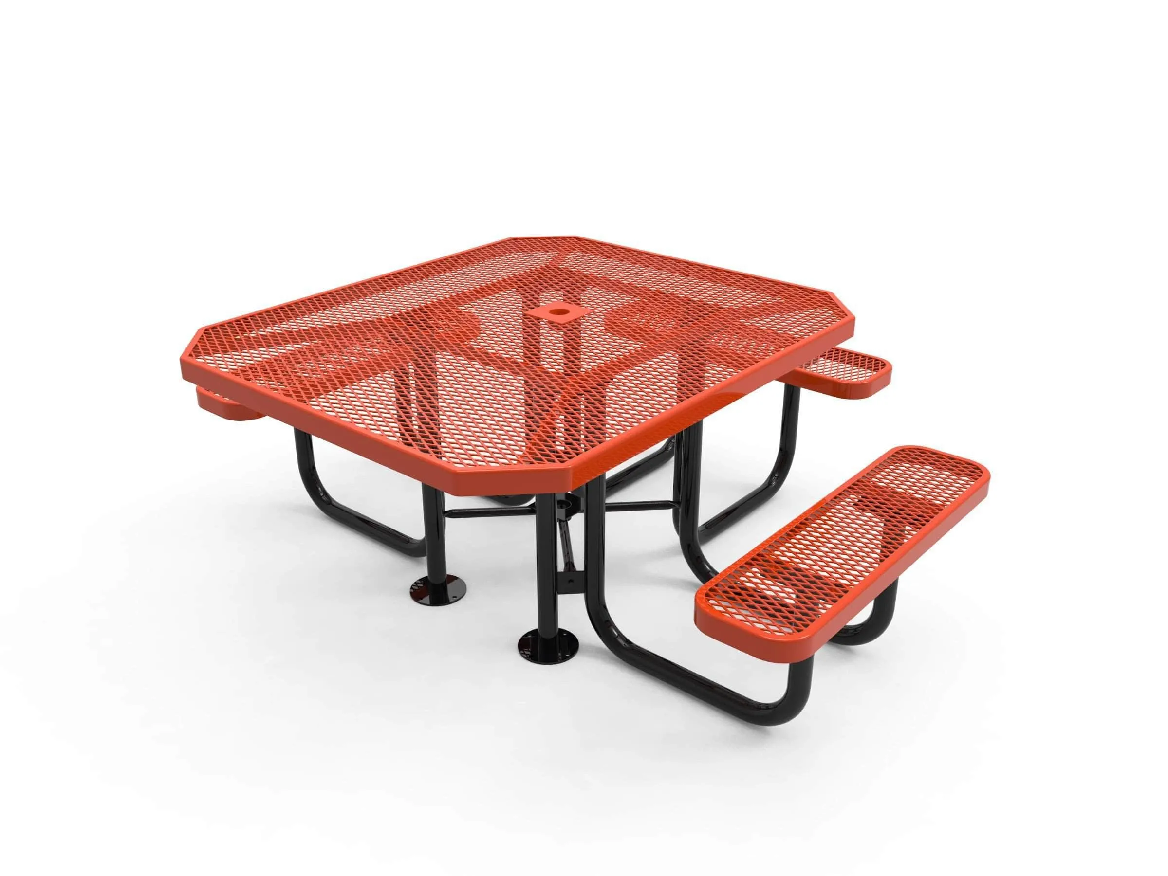 Octagon Portable Table - Diamond Pattern