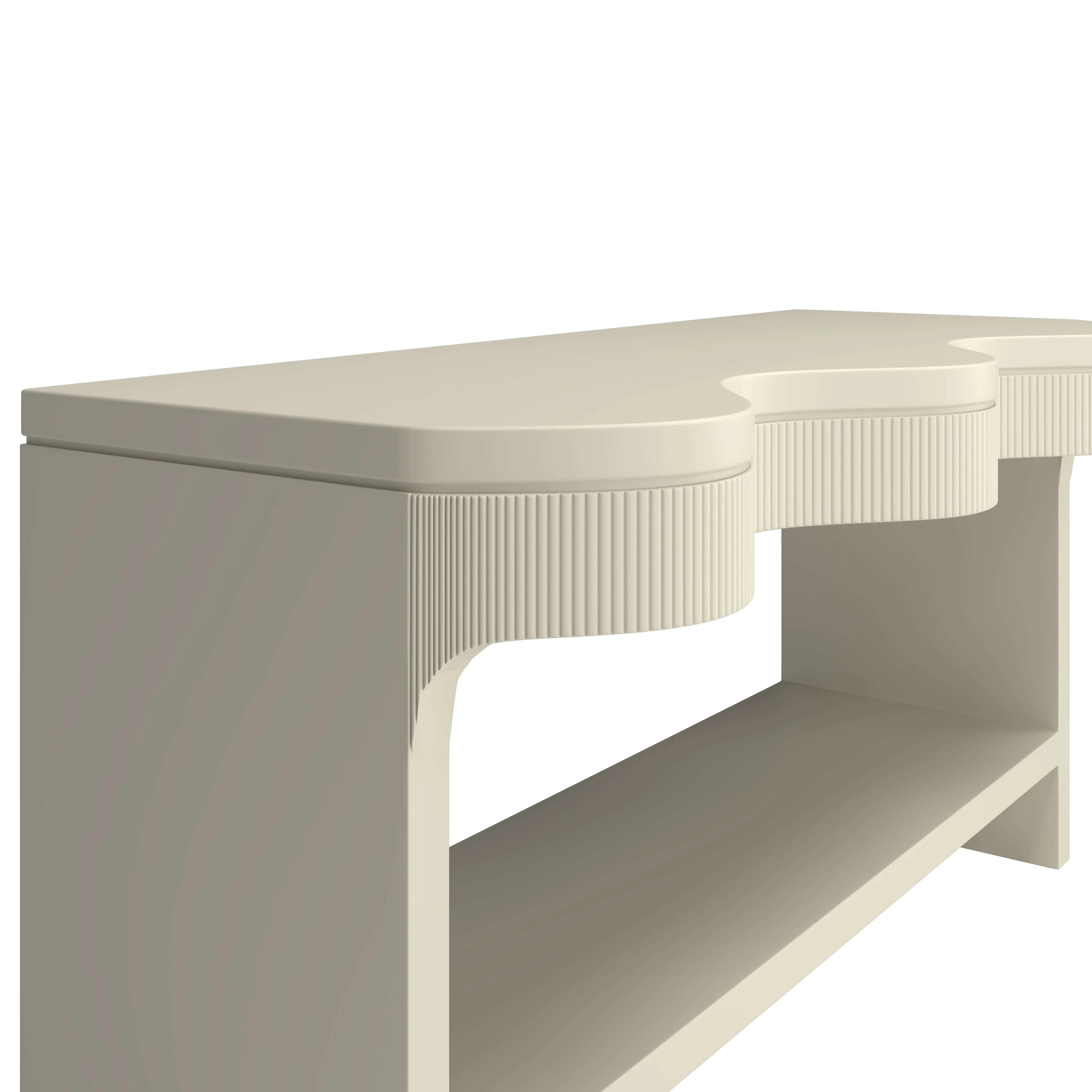 Onda Console Table, Cream