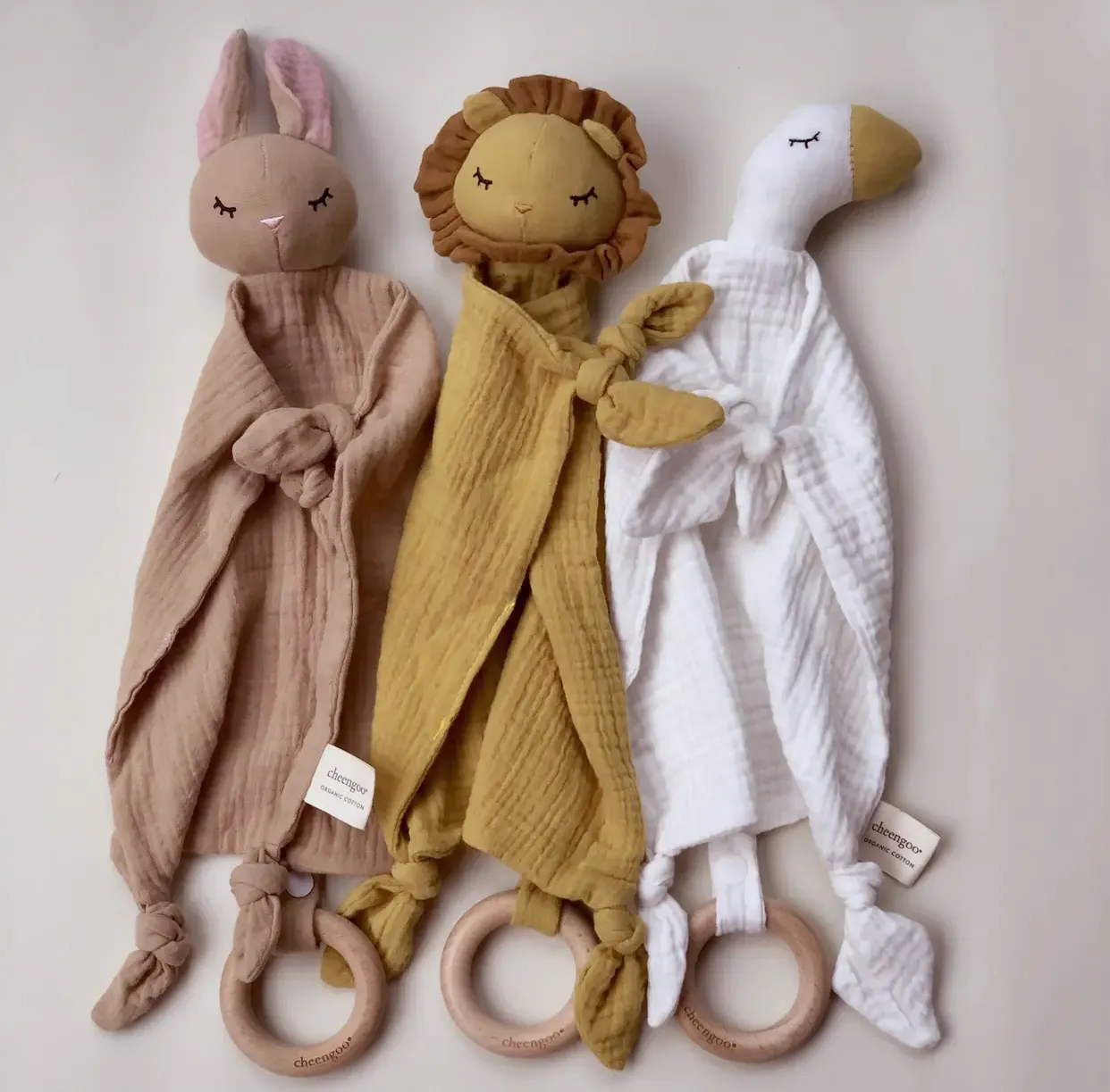 Organic Snuggle Lovie Blanket | Bunny