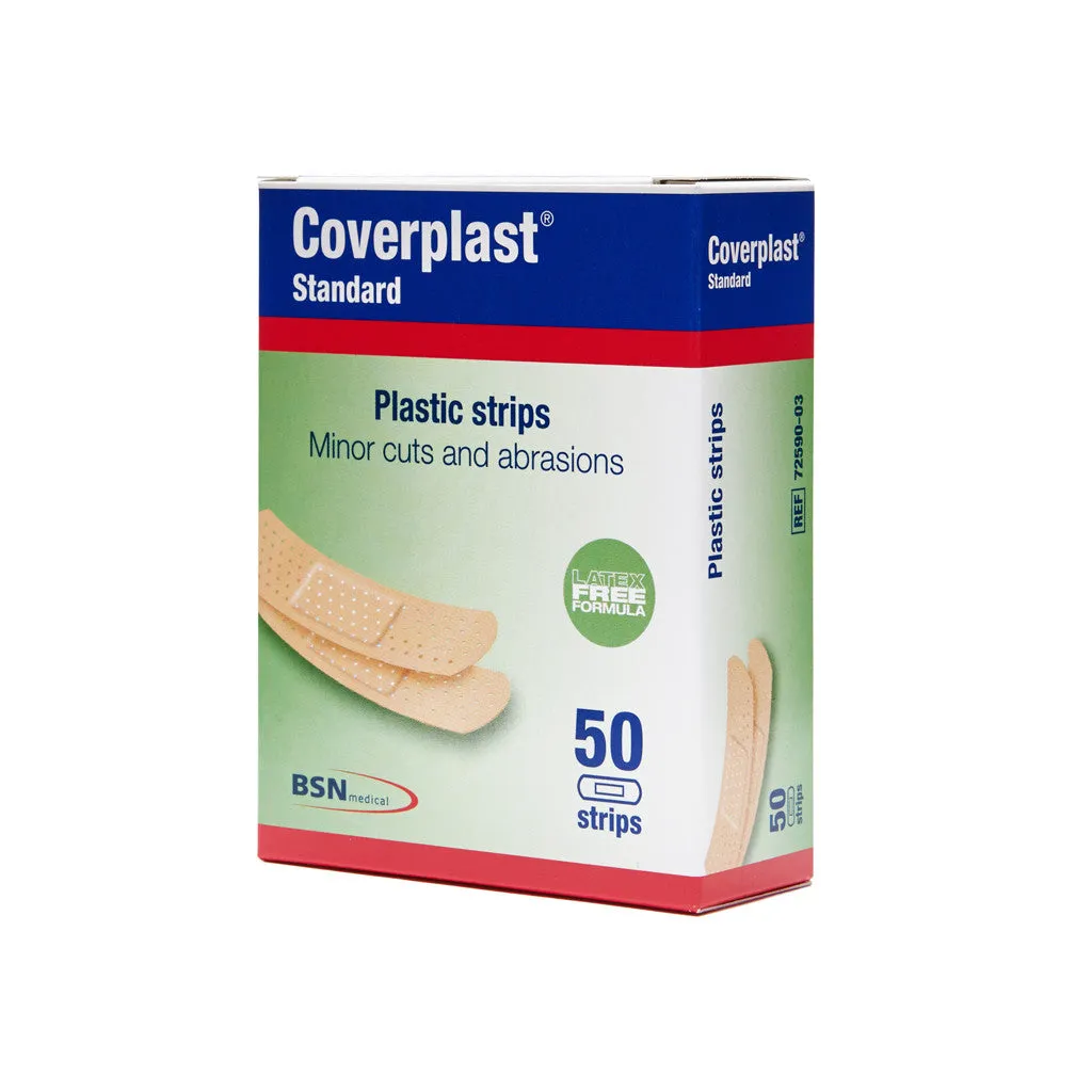 Plastic Dressing Strips Latex Free 1.9cm x 7.2cm (50) 10201005