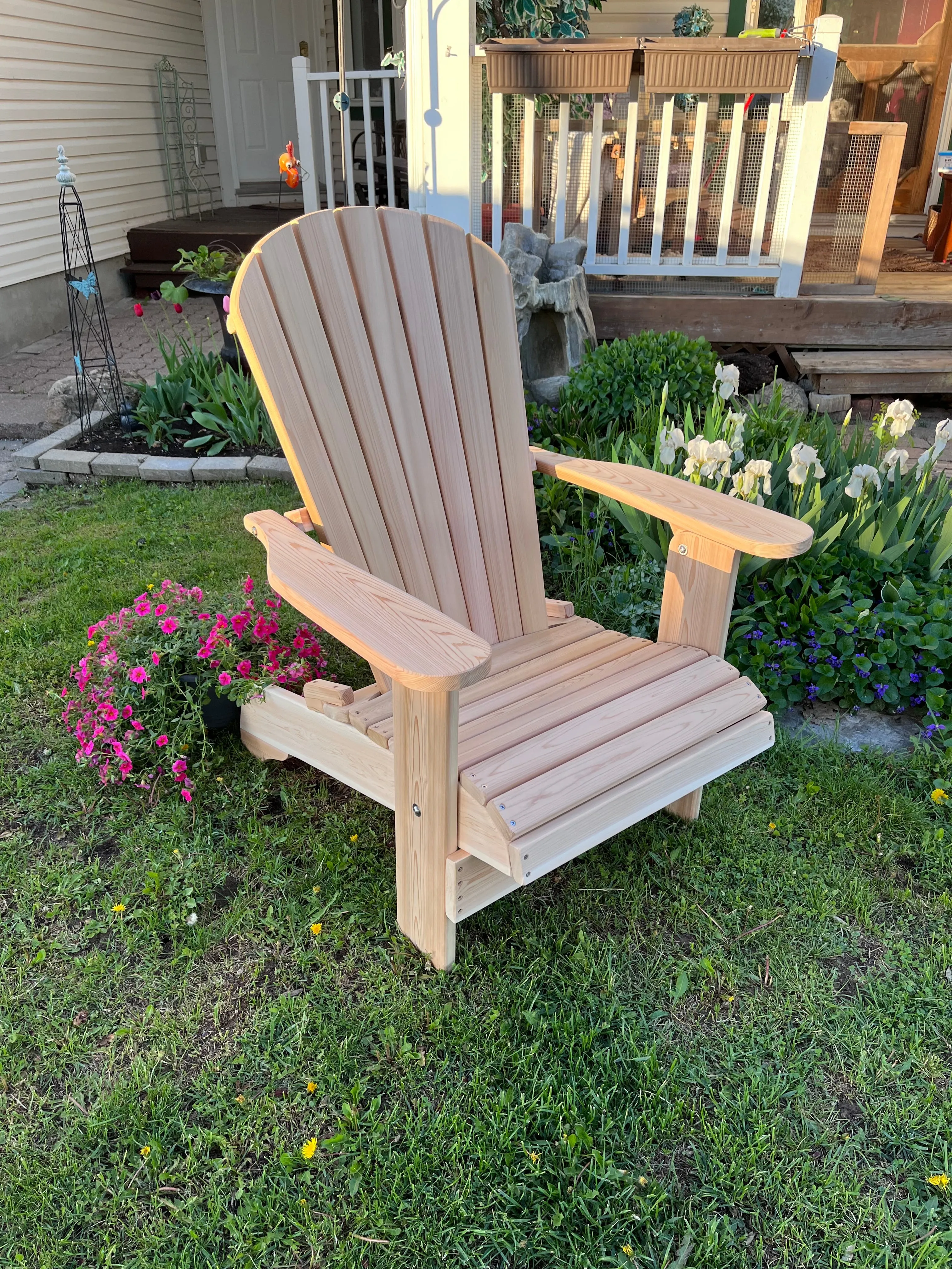 Royal Upright Adirondack Chair, Easiest To Get In And Out Of, Partial Kit (Large)