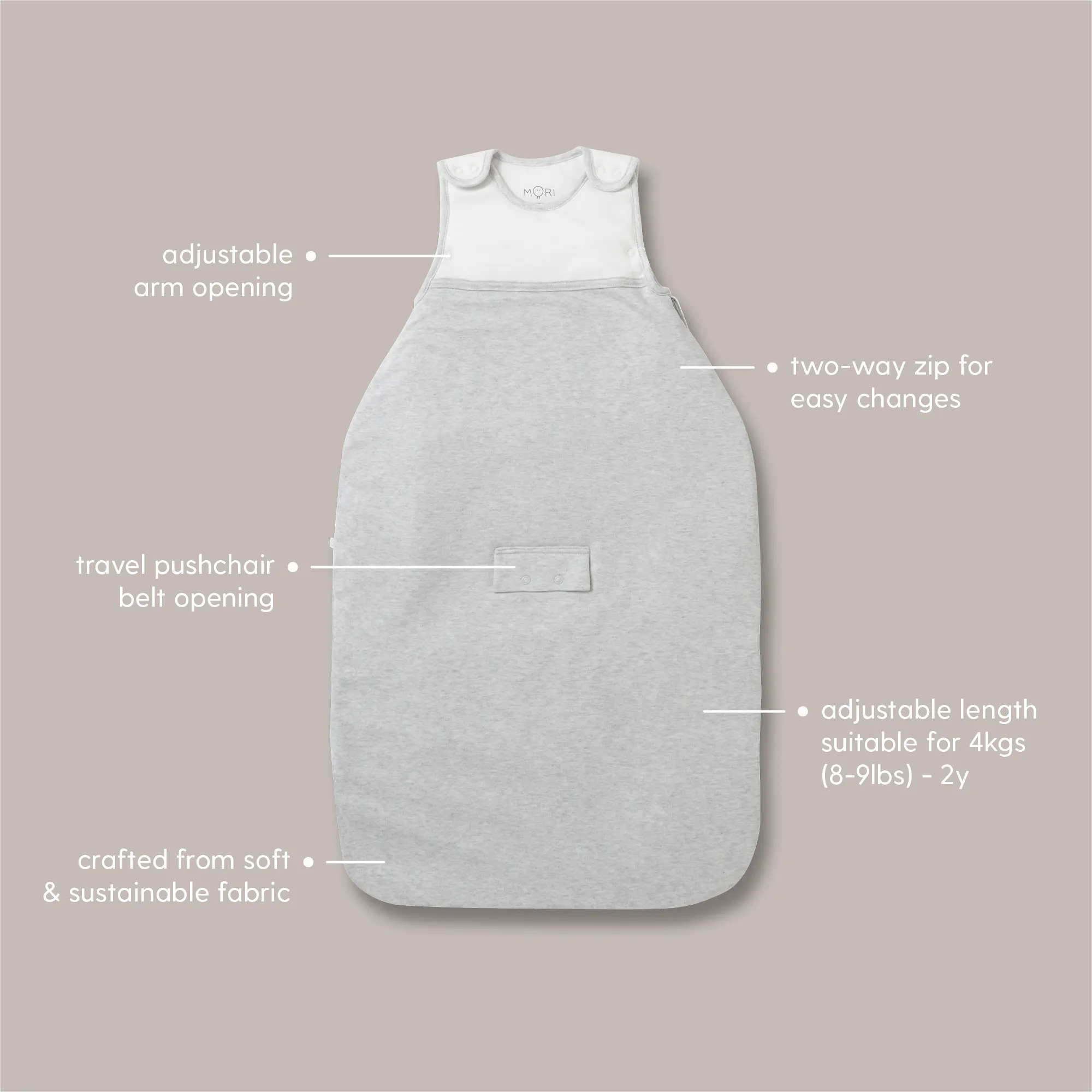 Sage Stripe Betime Set 1.5 TOG