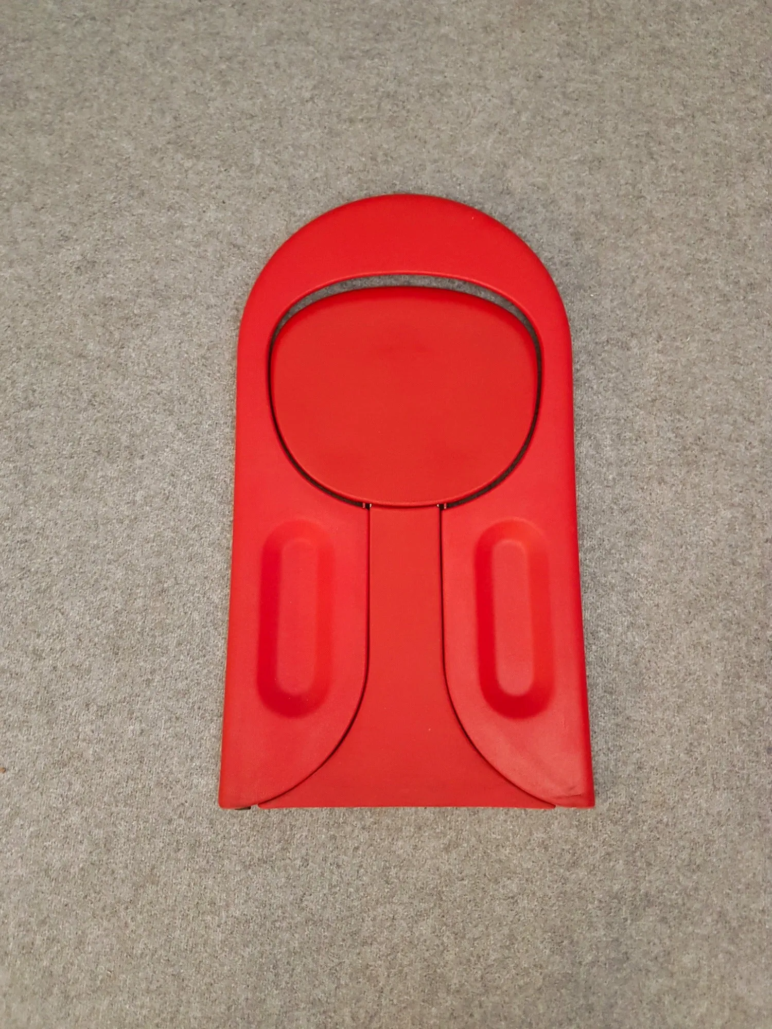 Set 2 vintage red folding chairs Filly - Giorgio Gurioli - 1980s
