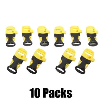 Side Release Whistle Buckles 3/4 Inch (20mm)