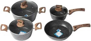 Stainless Steel Pots and Pans Sets, Classic Cookware set, 7pcs