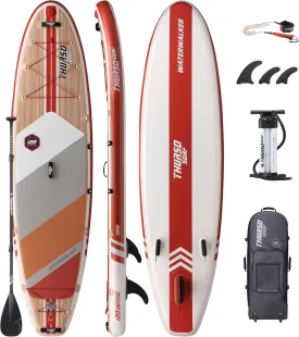 THURSO SURF Inflatable Stand Up Paddle Board All-Around SUP Waterwalker 120 10'30''6'' Stable and Lightweight, Non-Slip Deck with SUP Accessories for All Skill Levels for Surfing, Traveling, Yoga