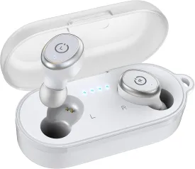 TOZO T10 True Wireless Bluetooth 5.3 Earbuds, 45H Playtime, Wireless Charging Case, IPX8 Waterproof Stereo Headphones in Ear Built in Mic Headset Premium Sound with Deep Bass, 32 Preset EQs via APP