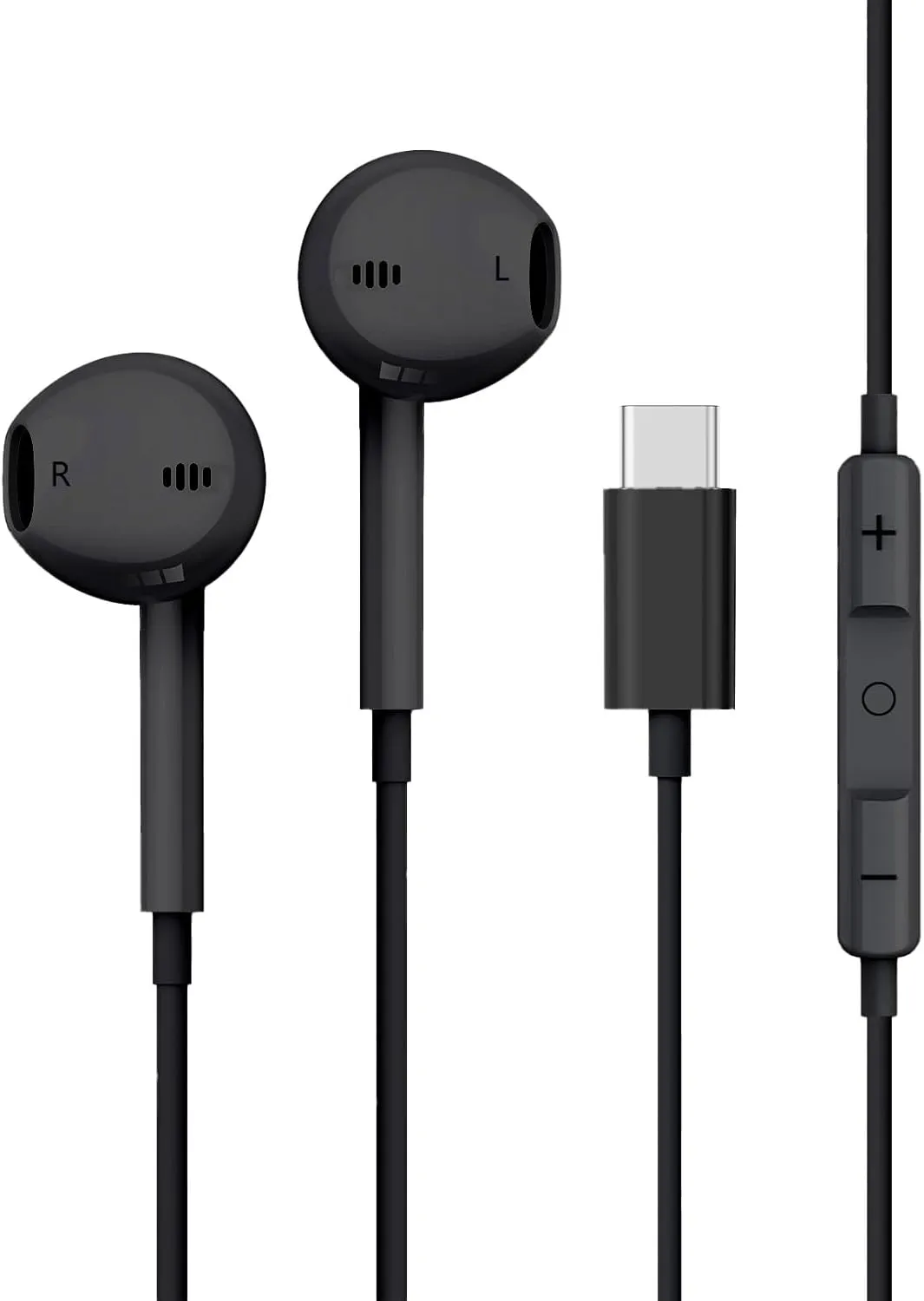 USB C Headphones for Samsung S24 Ultra S23 FE S22 [Clear Call] Wired Earbuds with Mic Noise Cancelling HiFi Stereo Sounds Volume Control Ear Buds for iPhone 16 15 9 8 7 iOS & Androids